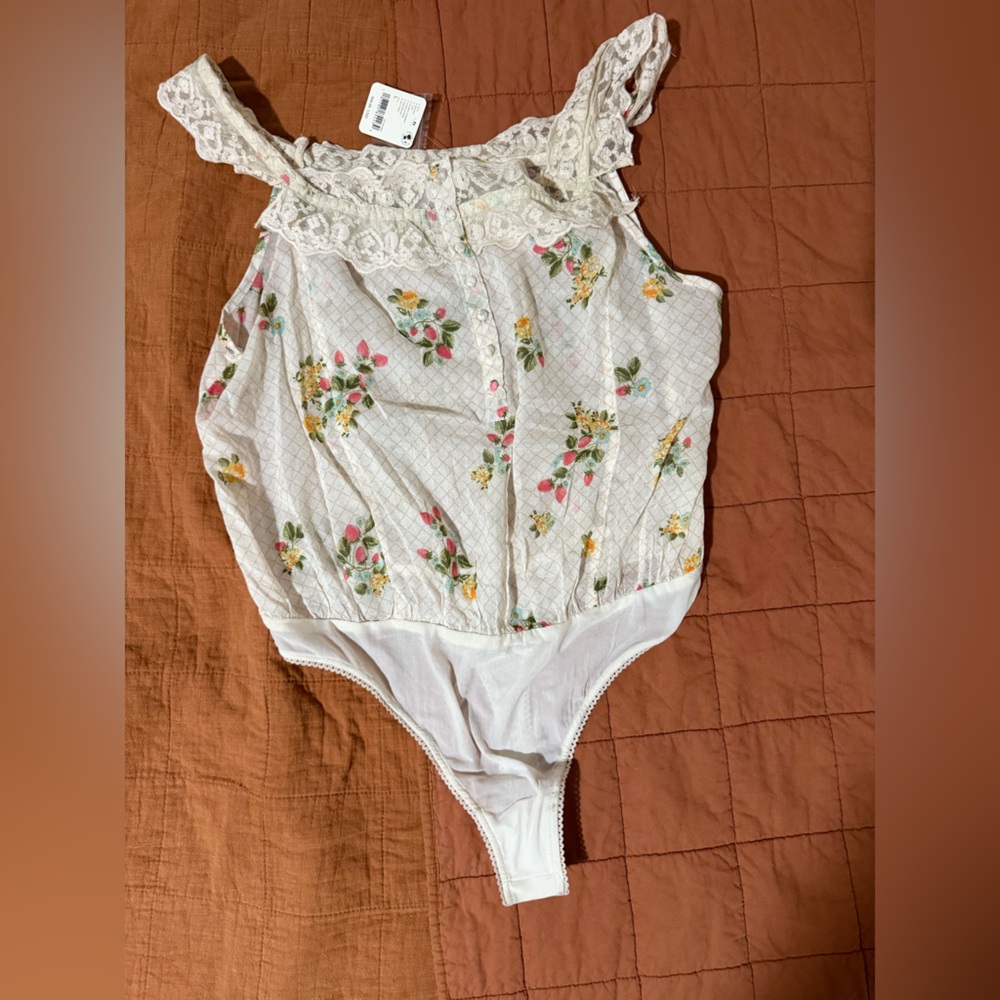 NWT free people Morning Call Bodysuit - sz L - Picture 2 of 4